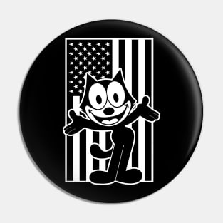 FELIX THE CAT - 4th of July Pin