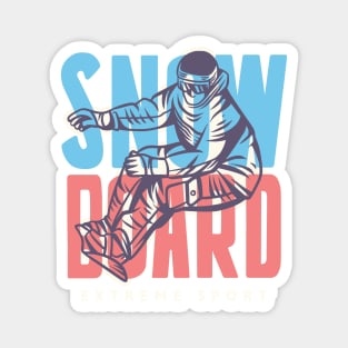 Snowboard Magnet