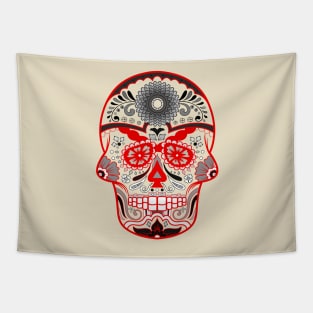 RED Sprocket Head Tapestry