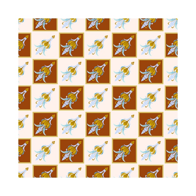 Ornament squares seamles pattern by Choulous79