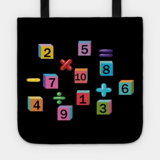 cubic Number Day Kids Costume Numbers Math Day Calculator Tote