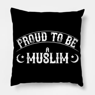Proud to be a muslim Pillow