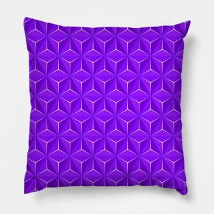 Geometric purple shapes Pattern Pillow