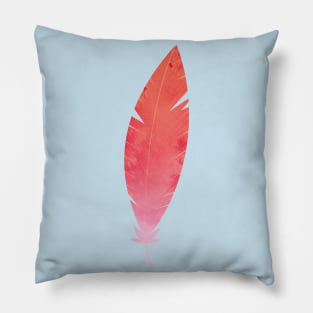 Pink Feather Pillow