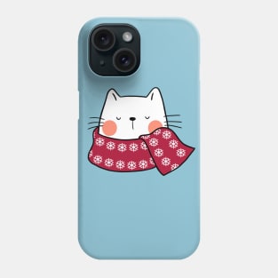 Winter Cat Happy New Year Phone Case