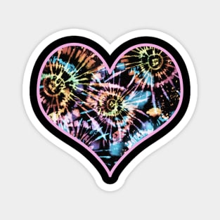 Tie-Dye Blast Love Magnet