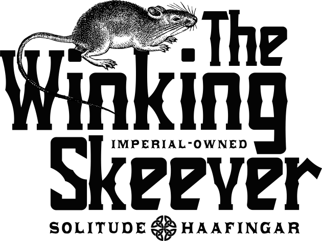 The Winking Skeever Tavern Kids T-Shirt by MindsparkCreative