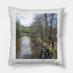 Saco River, White Mountains, New Hampshire, US Pillow