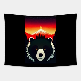 bear, animal, cute, pet, anime, designer, kawaii, nature, studio ghibli, art, abstract, we bare bears, care bears, the bear, teddy bear Tapestry