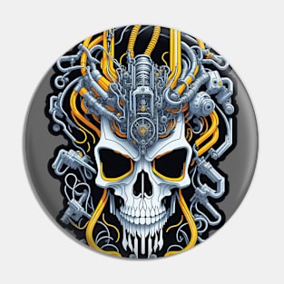 Mecha Skull S03 D83 Pin