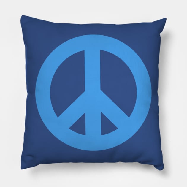 Peace Logo Pillow by rocksandcolors