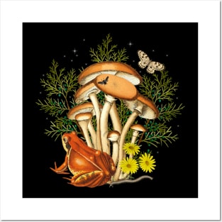 Goblincore Aesthetic Mushroom Acrylic Print by Bastav - Fine Art America