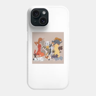 dogs everywhere Phone Case