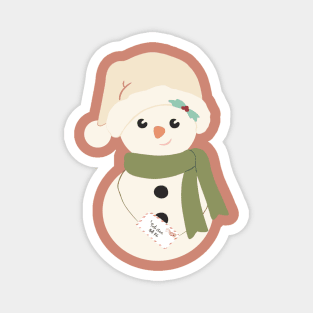 Snowman 5 Magnet