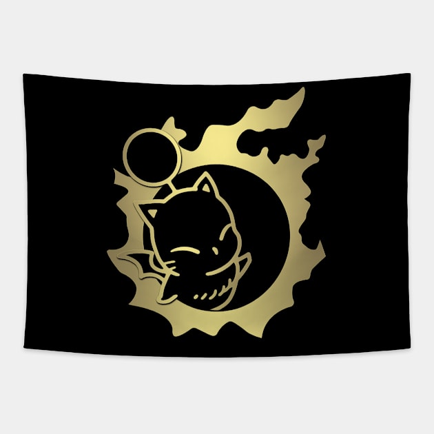 Golden Kupo Tapestry by Rikudou