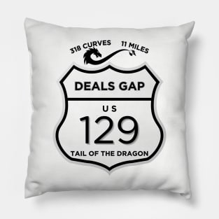 Tail of the Dragon - Deal's Gap US 129 Pillow