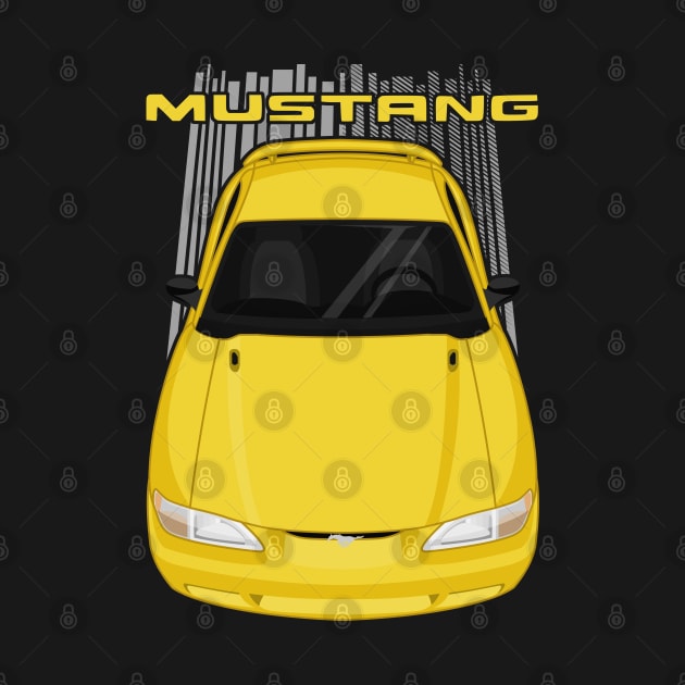 Mustang GT 1994 to 1998 SN95 - Yellow by V8social