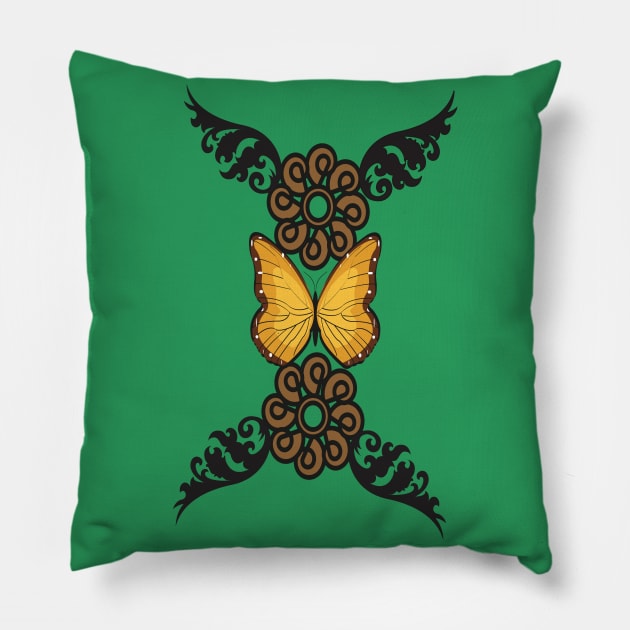 papillon butterfly Pillow by Aminov-Store