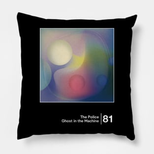 Ghost in the Machine / Minimalist Graphic Artwork Design Pillow