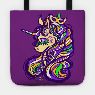 Mardi Gras Unicorn Tote