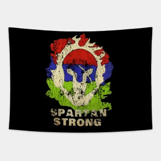 Spartan Strong Tapestry