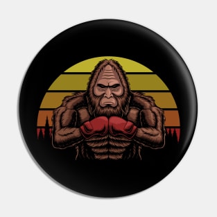 bigfoot wearing boxing gloves Pin