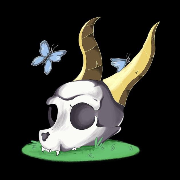 Spyro The Dragon Skull by Skarmaiden