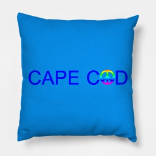 Cape Code Peace Rainbow Pillow