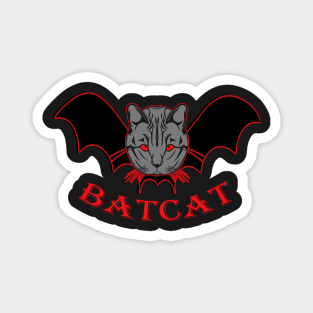 Funny Cat, Halloween, BATCAT, Trending 2018 Gift, Graphic Design Magnet