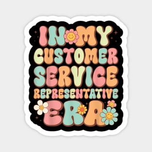 Groovy in My Customer Service Representative Era  Retro Magnet