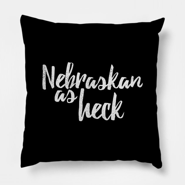 Nebraskan as Heck Pillow by Commykaze