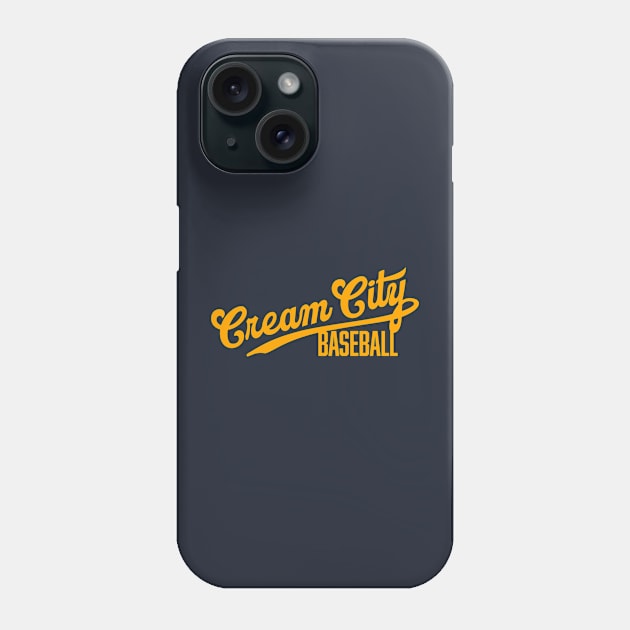 Cream City Baseball Phone Case by Throwzack