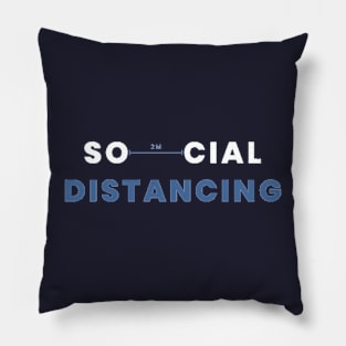 covid social distancing Pillow