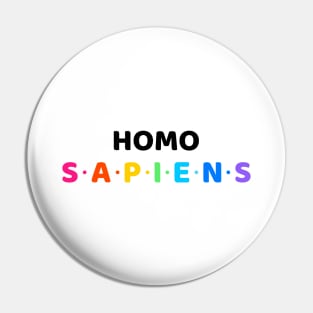 Homo Sapiens - Gay Pride Pin