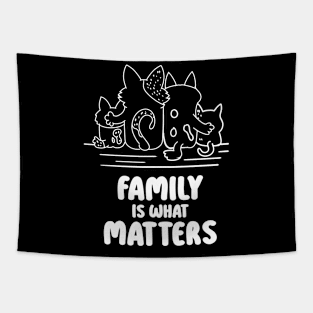 Family Is What Matters Tapestry