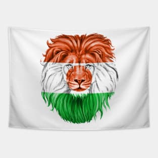 niger flag - lion Flag Of Niger Tapestry