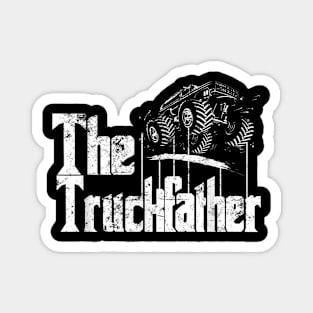 Monster Truck Jam Truckfather Dad Father Ute Pickup Magnet