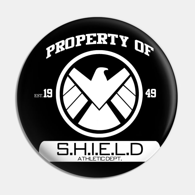 S.H.I.E.L.D Athletic Dept. Pin by ExplodingZombie