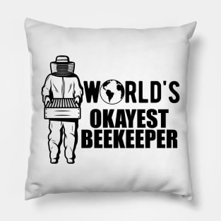 Beekeeper - World's Okayest Beekeeper Pillow