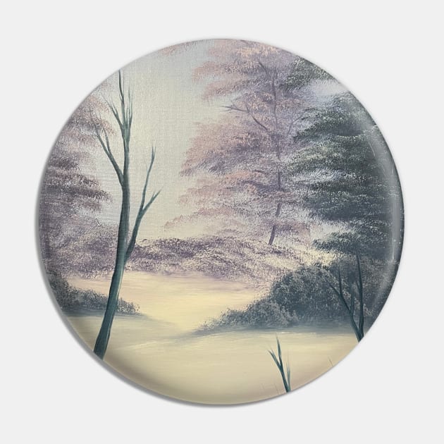 Tranquil Snowy Dawn Pin by J&S mason