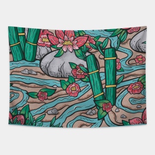 Tranquil Zen Garden Harmony Tapestry