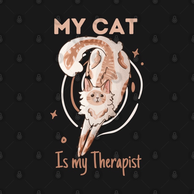 My Cat is my Therapist - Ragdoll Cat - Gifts for cats lovers by Feline Emporium