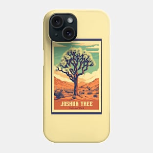 Joshua Tree National Park Vintage Travel Poster Phone Case