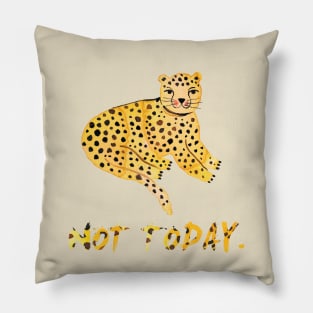 Tiger - Big cat - Not today - dots Pillow