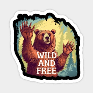 Wild and Free Magnet