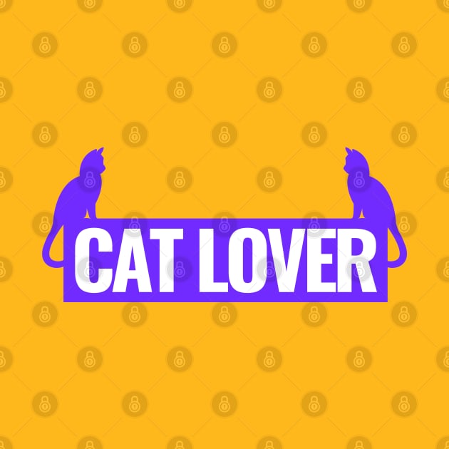 CAT LOVER PURPLE LOGO by Upper East Side