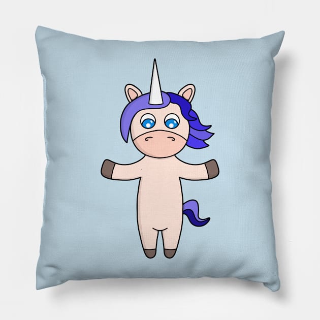 Adorable little unicorn Pillow by DiegoCarvalho