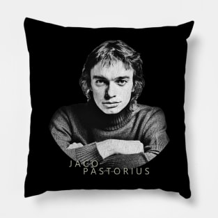 Retro Jaco Pastorius Pillow