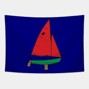 Mirror Dinghy Sailboat Tapestry