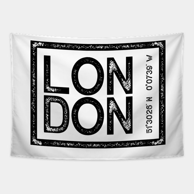 LONDON Tapestry by PAINTMONKEYS